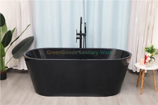 Greengoods Tub Factory Banheira independente de plástico pequena oval 140