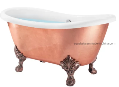 2020 Aquabela Ce/Cupc Luxo Acrílico Roxo Bronze Cor Imersão Clawfoot Banheiro Banheira (JL6905)